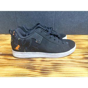 Women’s DC Court Graffik SE Black Skate Shoes Womens Size 10.5